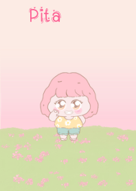 Pita: In a field of pink flowers