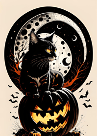 halloween cat eC52Be