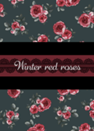 Winter red roses