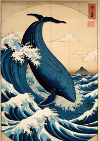 Ukiyo-e - Whale 682482