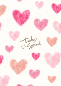 Watercolor Heart a lot9 from Japan