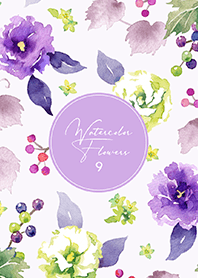 Watercolor Flowers 9