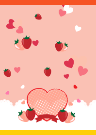 Strawberries and Hearts on R&Y