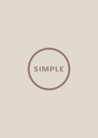 brown simple circle02_2
