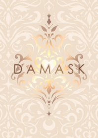 Damask - Beige Gold