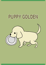 Yellow Green / Puppy golden