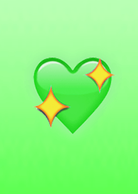 Heart Blue Green to be a Lover