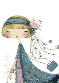 Majestic Promenade of the Gilded Muse