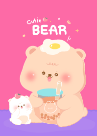 Bear cutie : Purple+Pink
