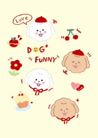 Dog funny love minimal cute 71
