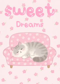 Sweet Dreaming Cat
