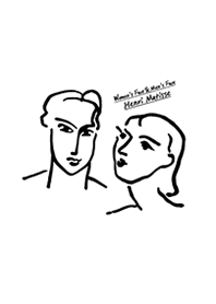 couple face