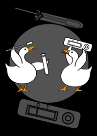 鴨鴨的篩陰陽日常(黑色)