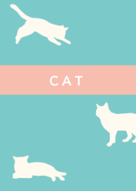 CAT-pink&green-