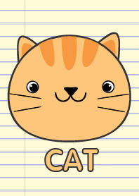 Simple Cute Cat Paper theme