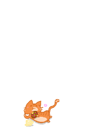 ドーナッツと三毛猫のシンプル着せかえ