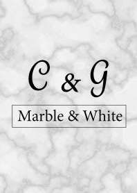 C&G-Marble&White-Initial