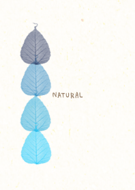 Leaves blue one row6