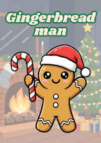 Adorable Gingerbread Man (Red 02)