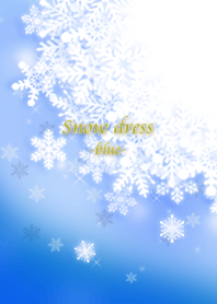 Snow dress blue *