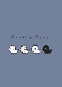 小狗 | gray blue