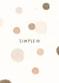 Watercolor A circle Brown9 from Japan