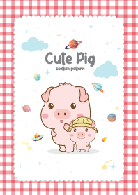 Pig Scottish Cute