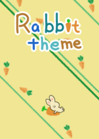 うさぎさんとニンジンの着せかえ