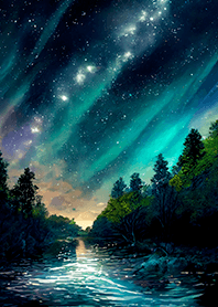 Beautiful starry night view#1292