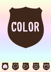 brown color rainbow  V06