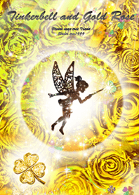 Tinkerbell and Gold Rose