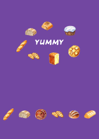 yummy breads2 on purple