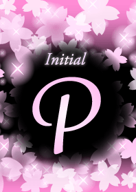 P-Initial-cherry blossoms at night-pink