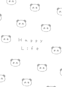 Panda Face Pattern 004.