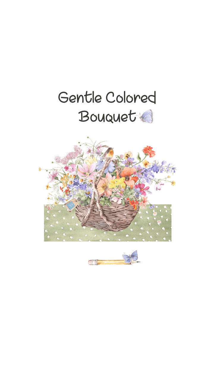 gentle colored bouquet 6