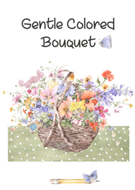 gentle colored bouquet 6
