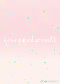 Spring pink emerald