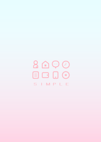 SIMPLE(beige pink blue)V.1040b