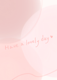 Gentle pink fashionable theme