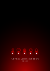 RUBY RED LIGHT-ICON THEME