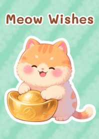Meow Wishes (Green)