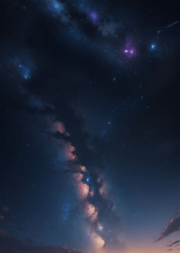 Mountain, Sea, and Moonlit Night Eda83E