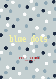 POU DOU DOU blue dots