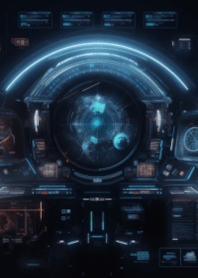 SF風な宇宙船のテーマ