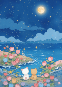 Cats and Night Sky V.1 - jp