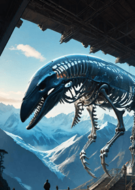 Whale bones 410C3F