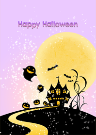 Happy Halloween - Light purple -
