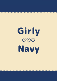 Girly Navy Theme