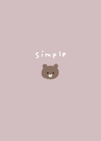 simple bear...