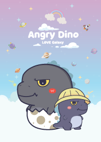 Angry Dino Chic Cloud Lavender